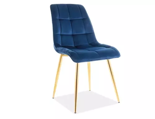 Stolica CHIC ZLOTY VELVETA
