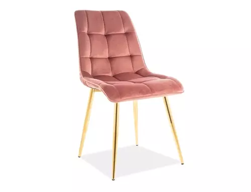 Stolica CHIC ZLOTY VELVET
