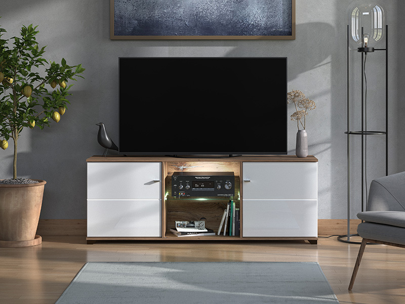 TV komoda BURGUNDE 3K2V Image 3