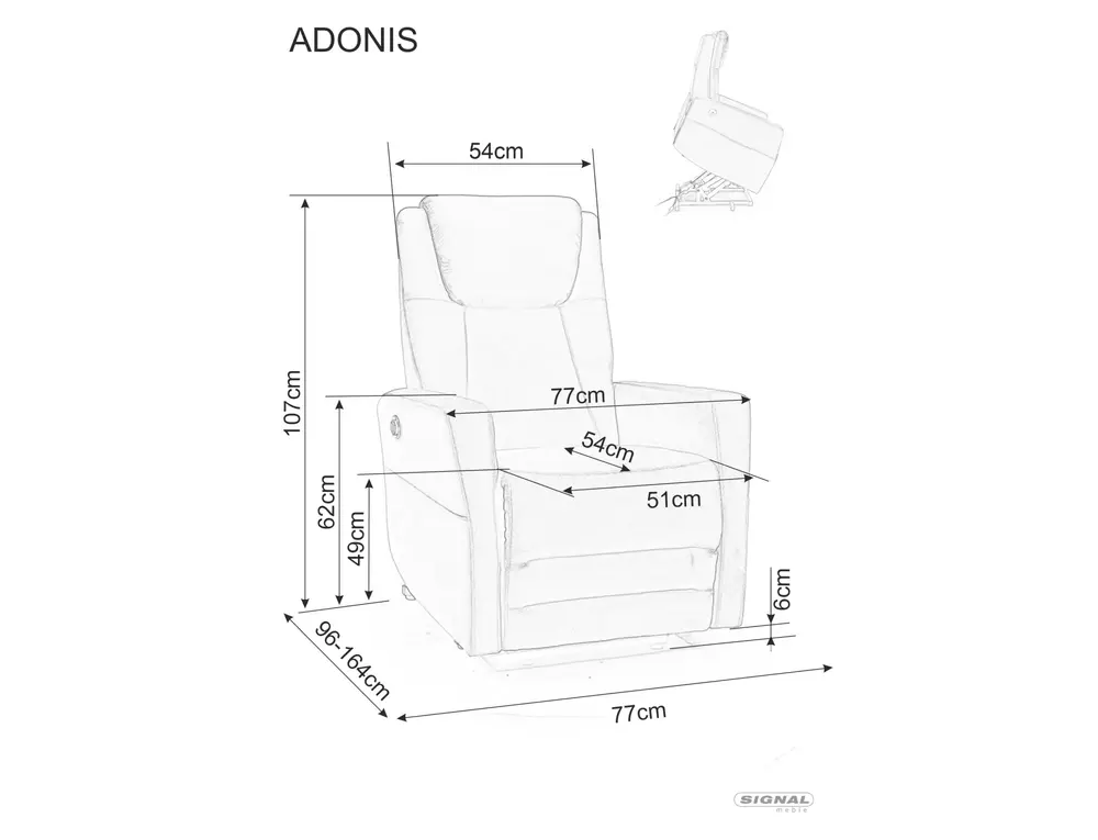 Fotelja ADONIS VELVET Image 7