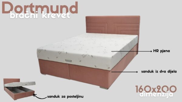 Bračni  krevet '' DORTMUND ''
