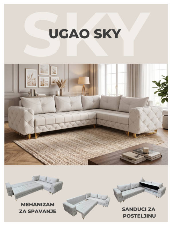 Ugaona garnitura SKY
